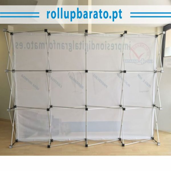 pop up têxtil publicidade
