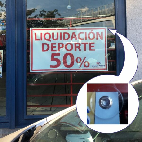 cartaz de montra